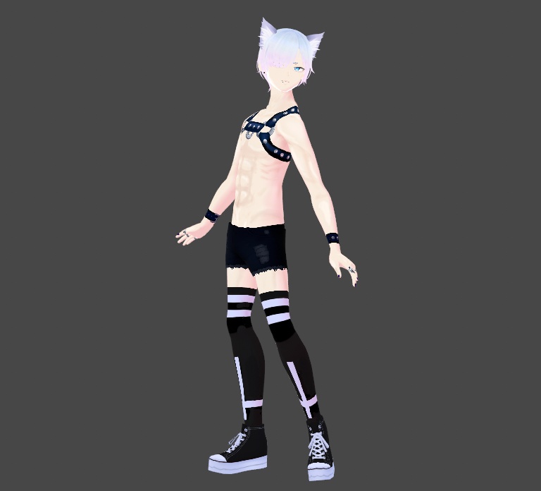 PRIDE SPECIAL Leather Harness Texture for Vroid