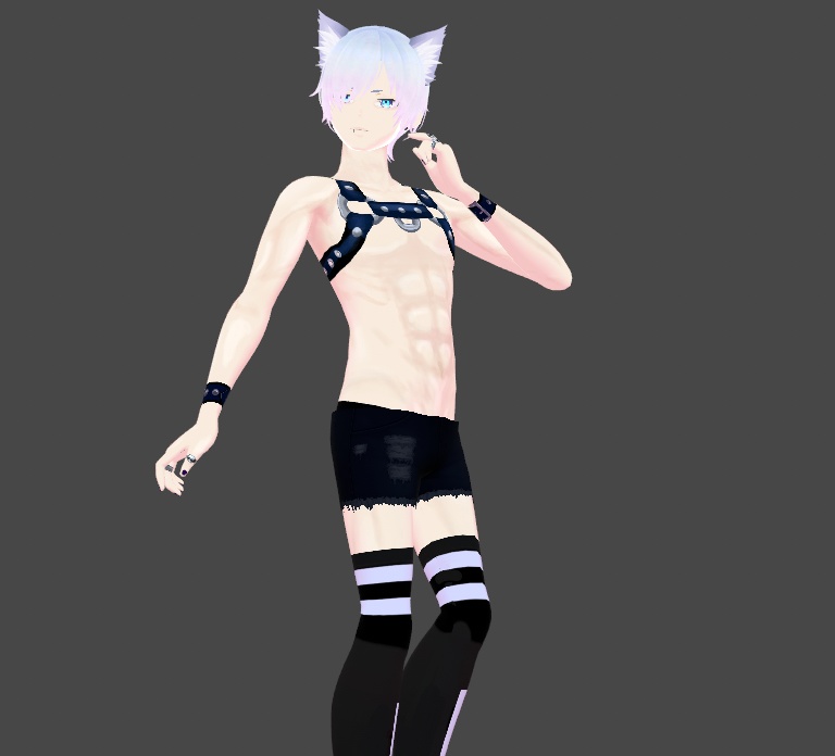 PRIDE SPECIAL Leather Harness Texture for Vroid