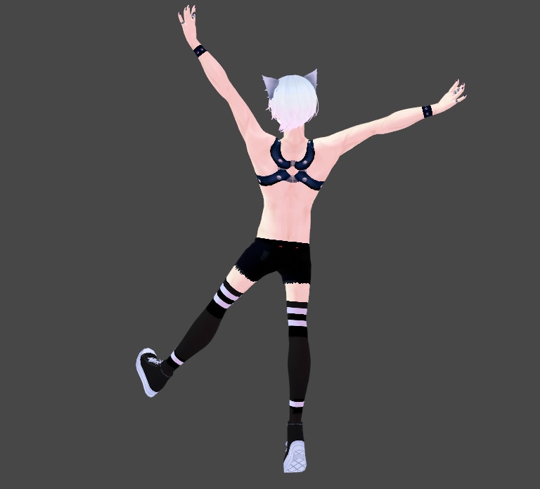 PRIDE SPECIAL Leather Harness Texture for Vroid