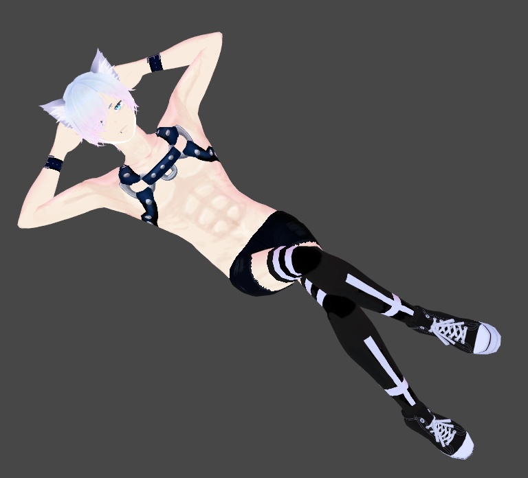 PRIDE SPECIAL Leather Harness Texture for Vroid
