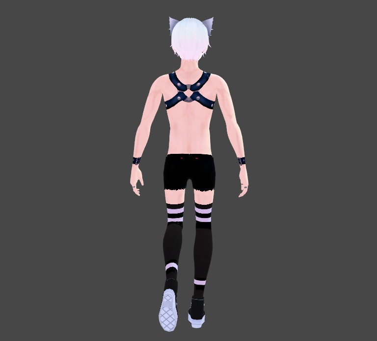 PRIDE SPECIAL Leather Harness Texture for Vroid