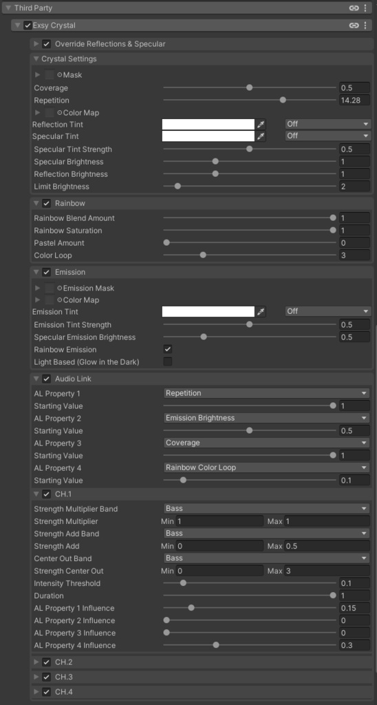 Exsy Crystal For Poiyomi 9