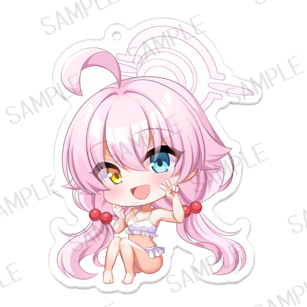 7x7cm小鳥遊ホシノ アクリルキーホルダー