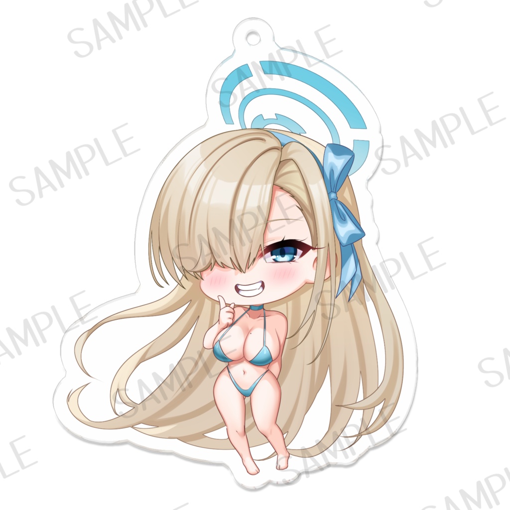 7x7cm一之瀬アスナ アクリルキーホルダー