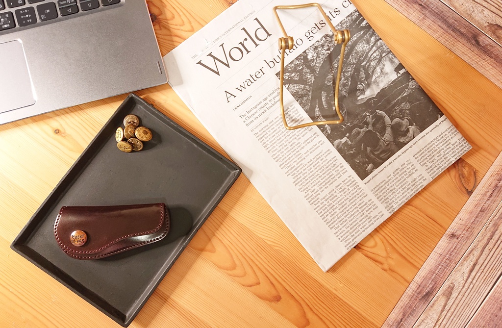 Horween シェルコードバン コインケース (ボタン:SWEET ORR)