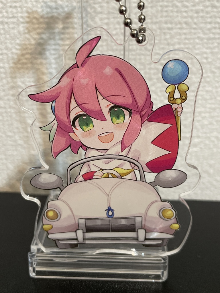 チョコボGPシロマ　アクリルチャーム