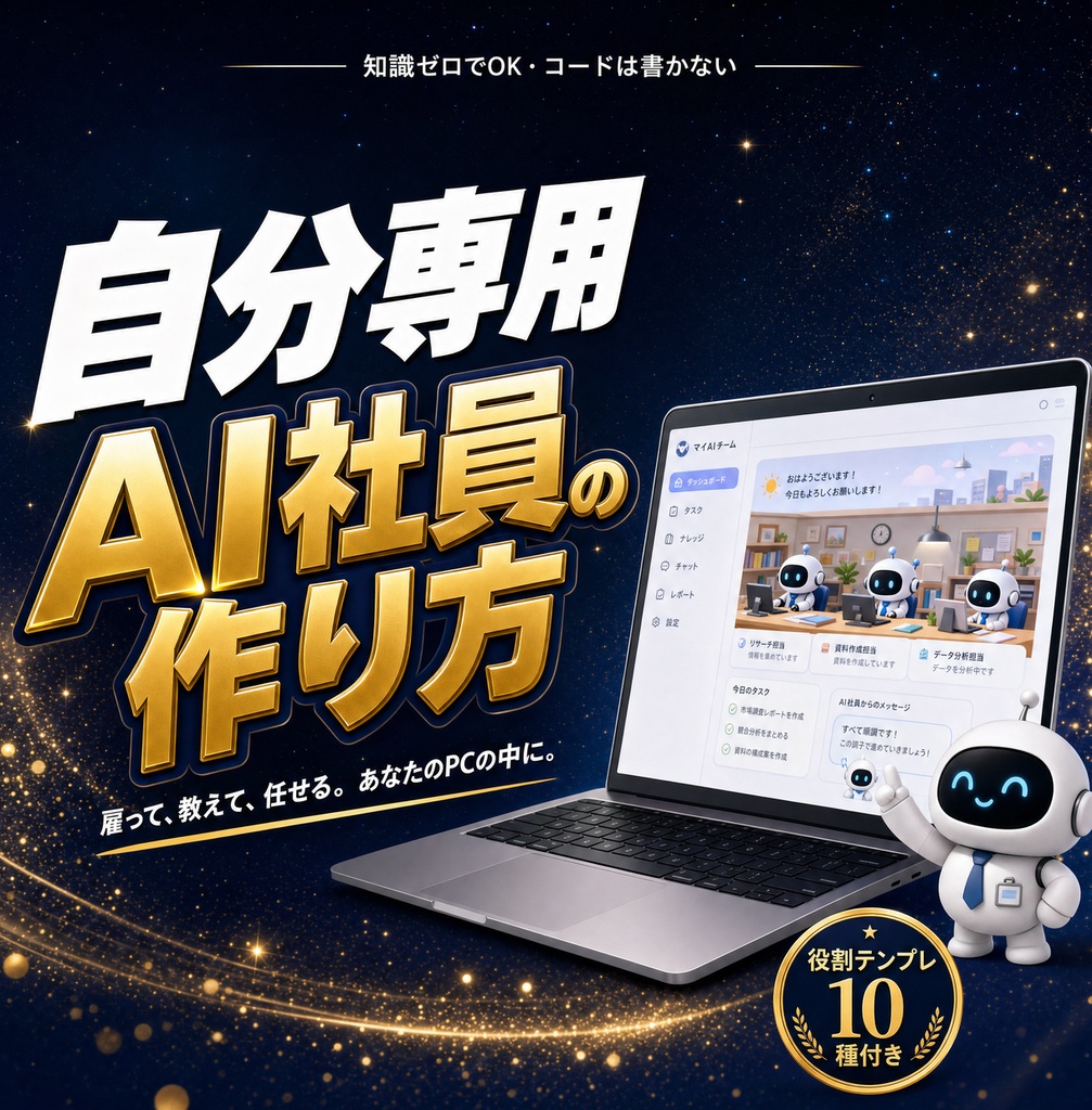 AI社員の教科書 — Claude Codeを自分専用のAI社員として雇う入門書