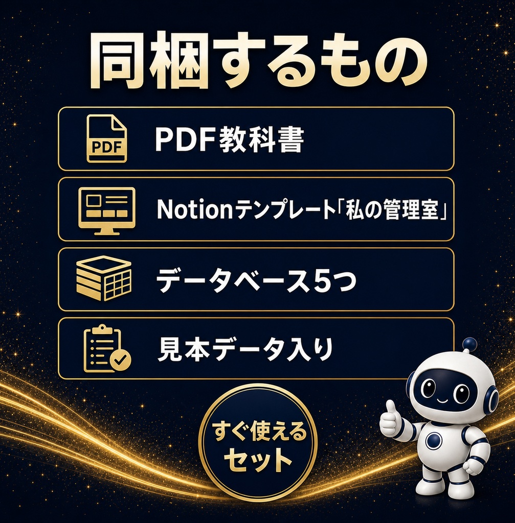 Notionで作る私の管理室 — タスク・メモ・目標を1か所にまとめるLife OSテンプレート