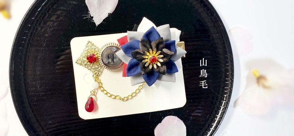 小花の髪飾り