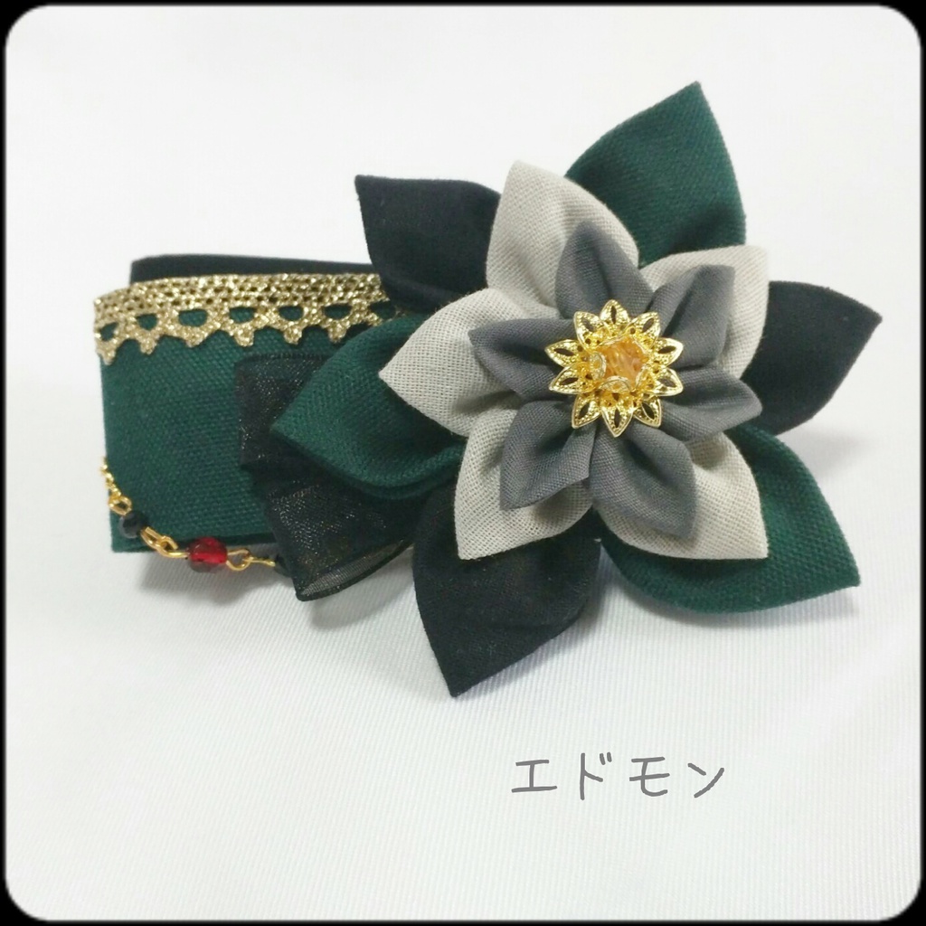 英霊のお守りヘアクリップ