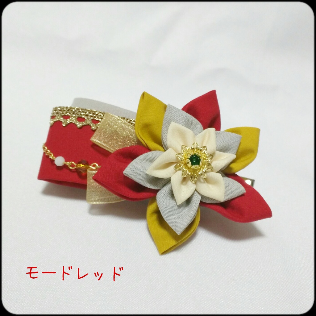 英霊のお守りヘアクリップ