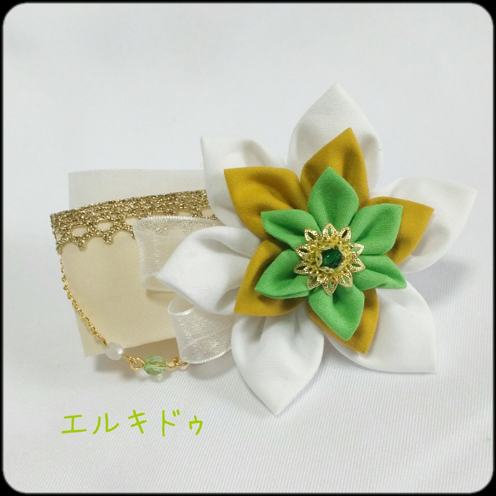 英霊のお守りヘアクリップ