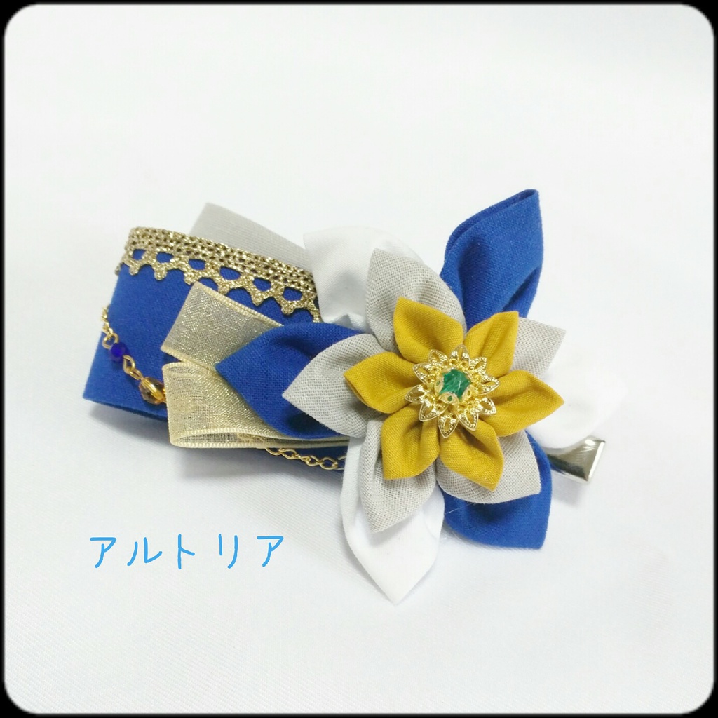 英霊のお守りヘアクリップ