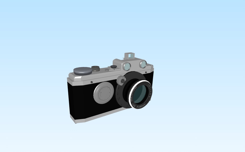 【VRChat】レンジファインダーカメラ 3Dモデル(無料)