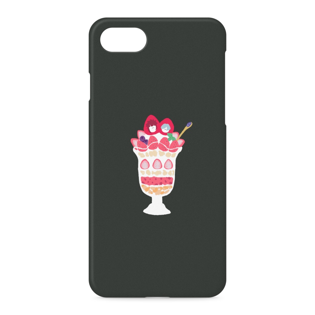 205いちごパフェiPhoneケース