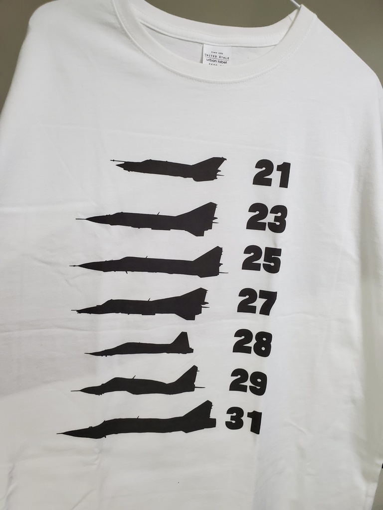 ミグ20ナンバーTシャツ