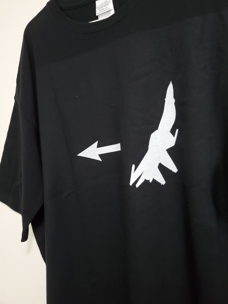 フランカーのアレTシャツ ブラック