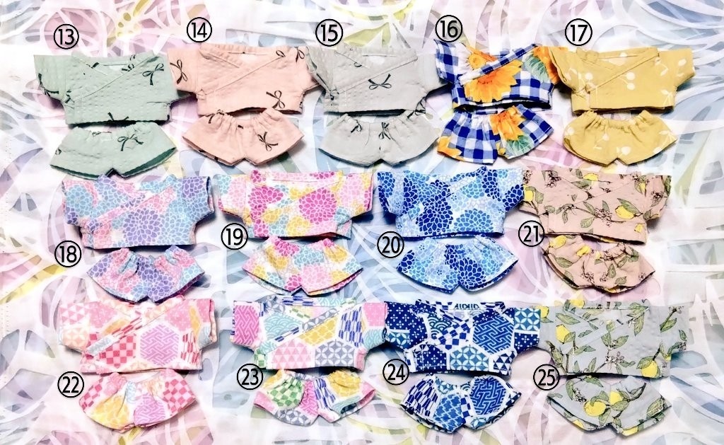 【ぬいのボディ(16~17cmぬい)】甚平