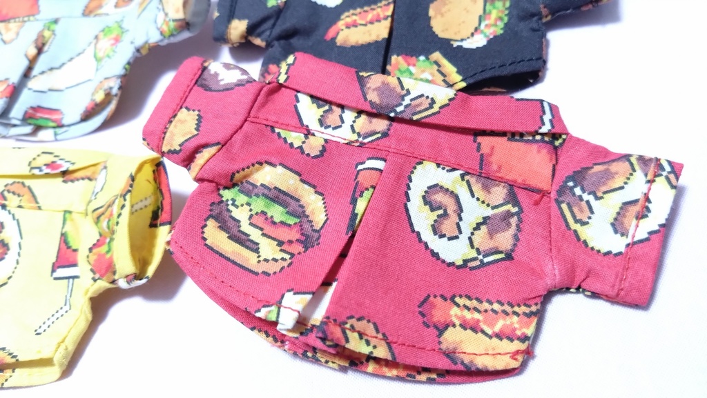 ハンバーガー柄のシャツ