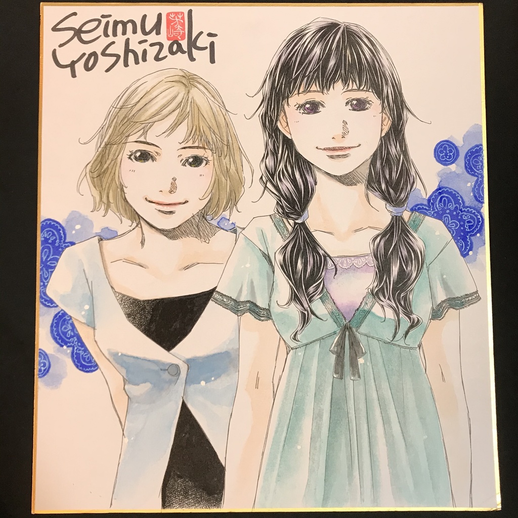 カラーイラスト色紙