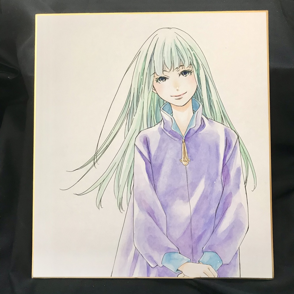 直筆カラーイラスト色紙