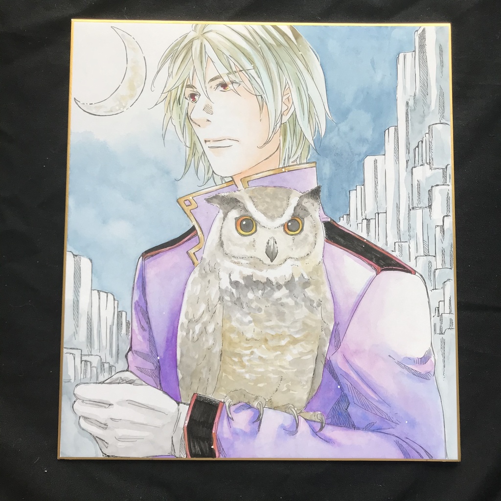 【訳あり】直筆カラーイラスト色紙