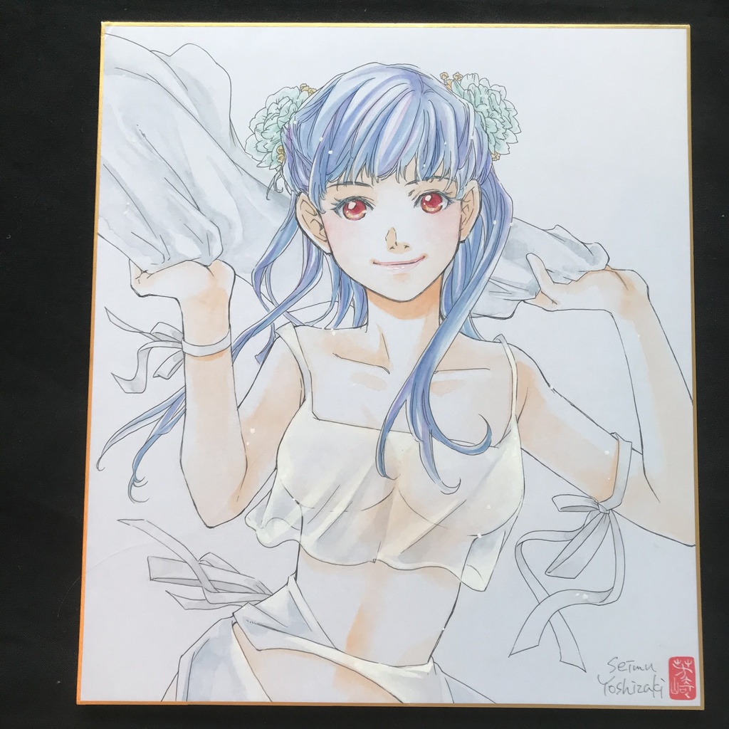 2253:直筆カラーイラスト色紙