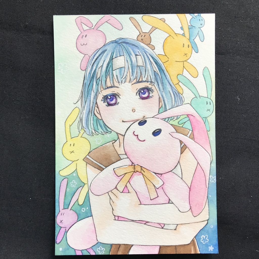 直筆カラーイラストハガキ