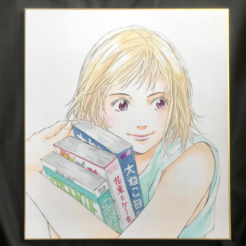 3:直筆カラーイラスト色紙