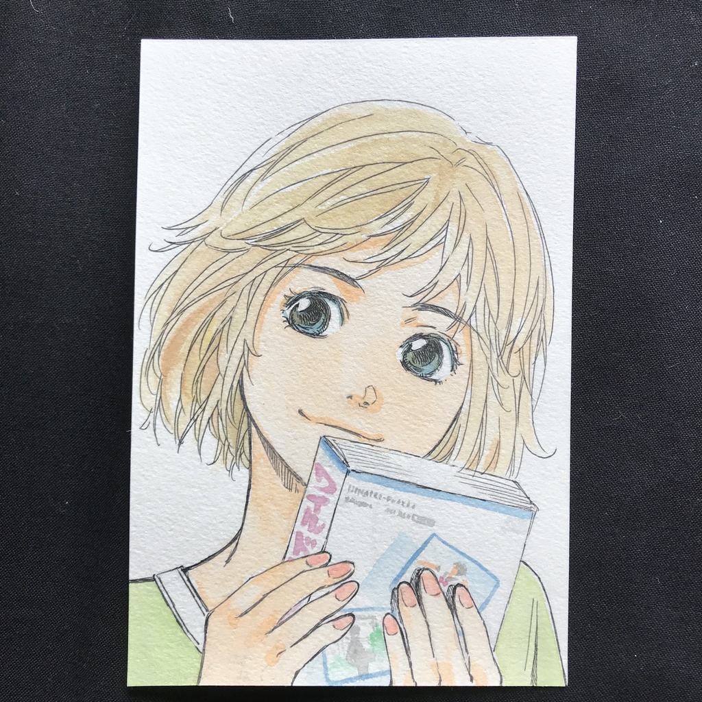 直筆カラーイラストハガキ