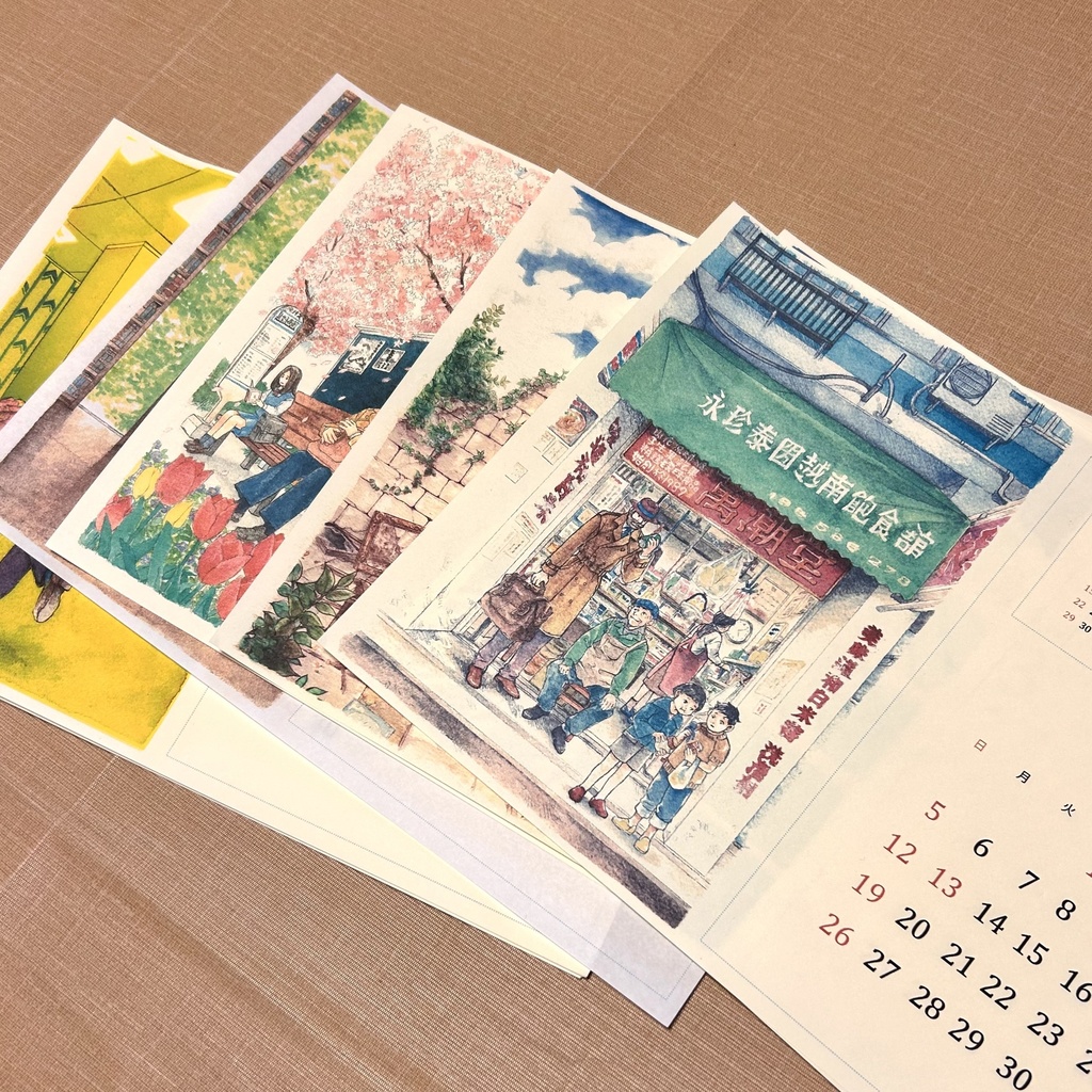 【訳アリ】2025年　鞄図書館カレンダー