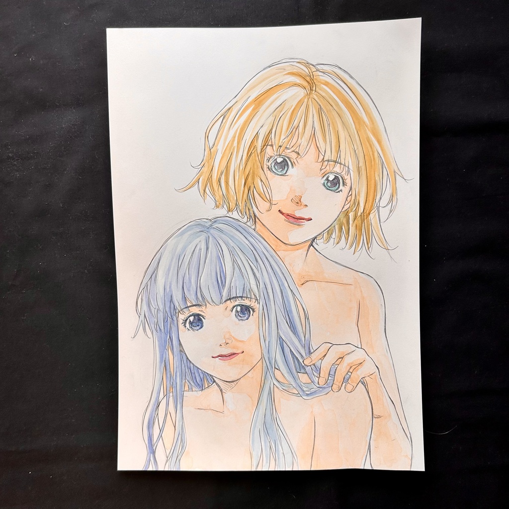 B4サイズカラーイラスト