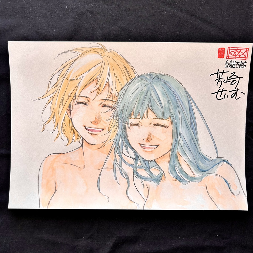 B4サイズカラーイラスト