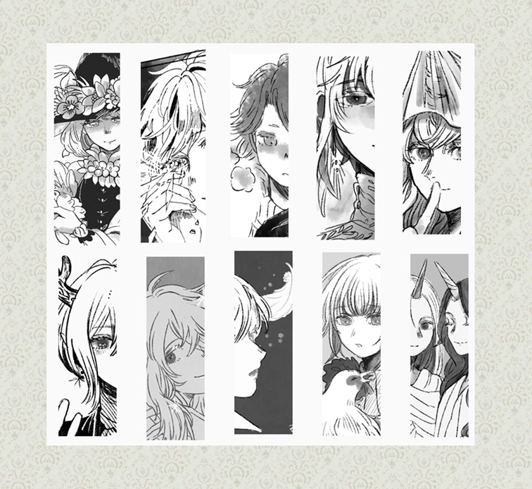 白黒イラスト本 Record コピー本 Warabino Booth Booth