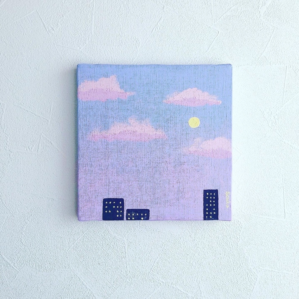 キャンバス画【夕空】