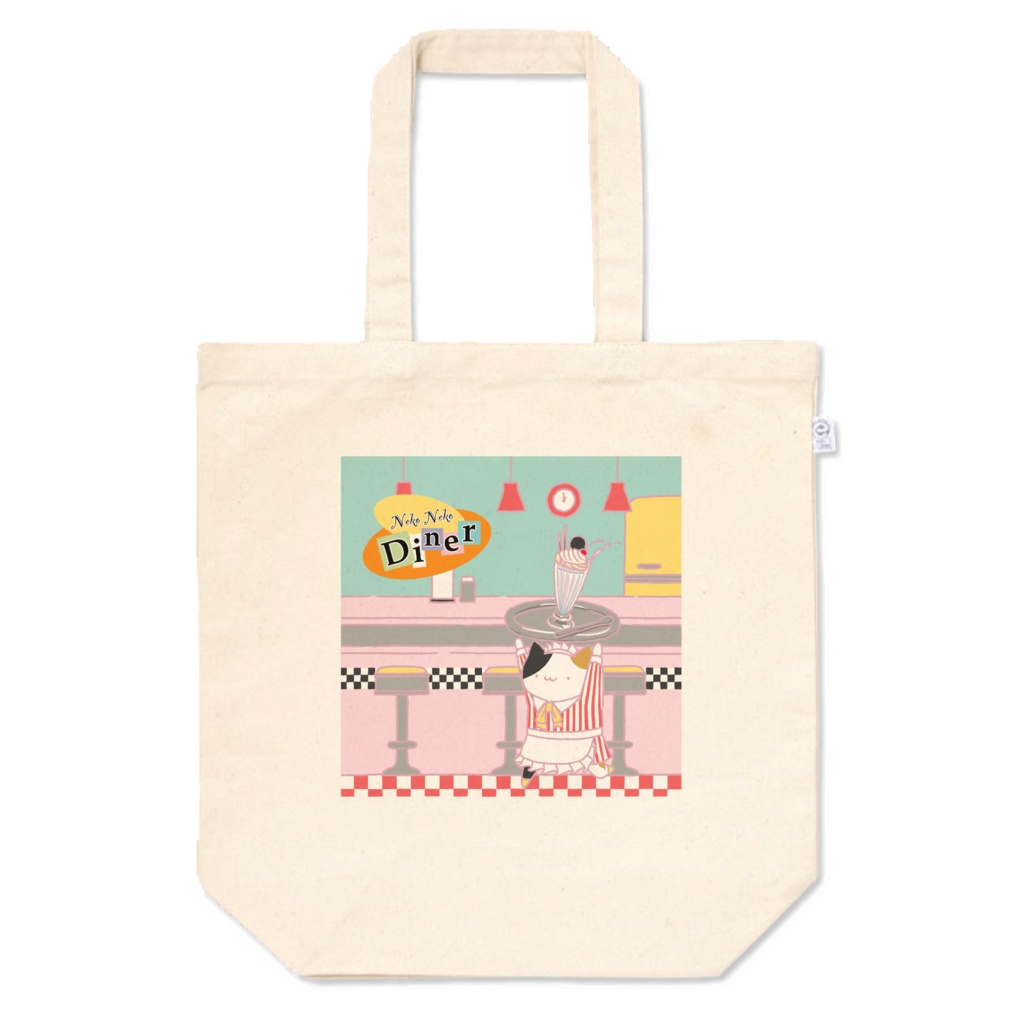 トートバッグ(ダイナー猫)