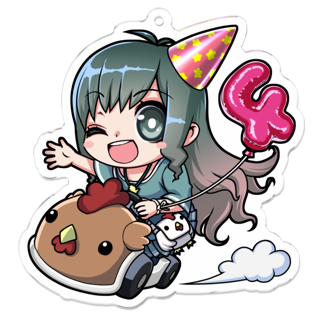 【アクキー】4周年記念★ゴーカートをるるん