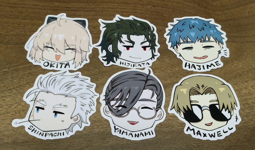 FGO つよい！顔だけ耐水ステッカー