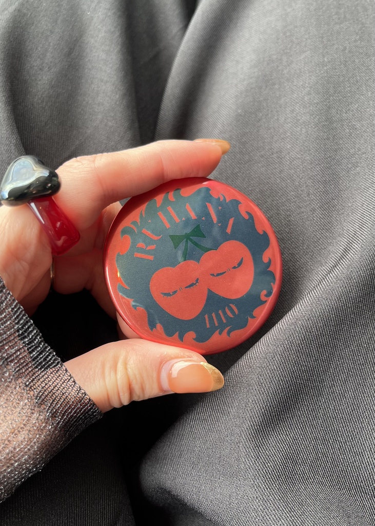 流花🍒メラメラ缶ミラー