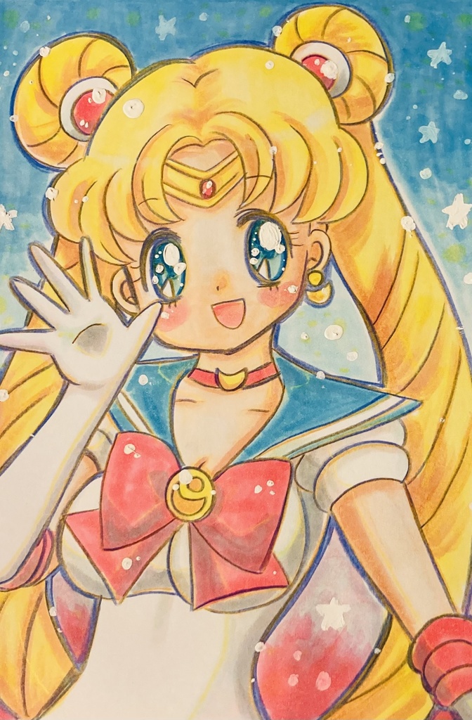 セーラームーン⭐︎手描きイラスト