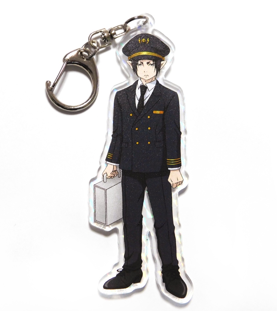 鬼灯 アクリルキーホルダー ホログラム、桜フレーク