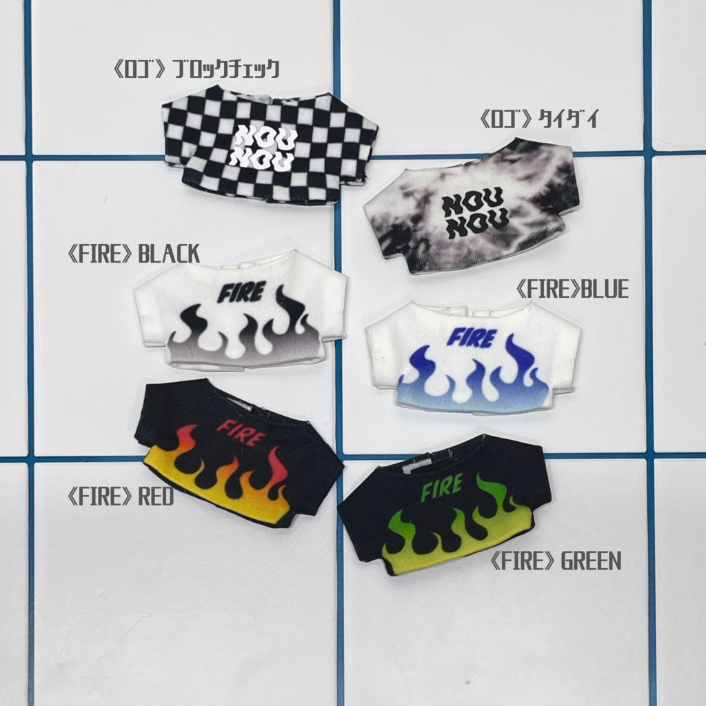 【ぬい服】プリントTシャツ