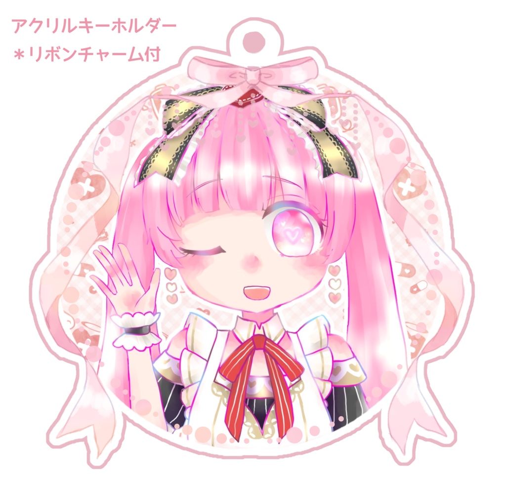 バレンタインなまこアクキー