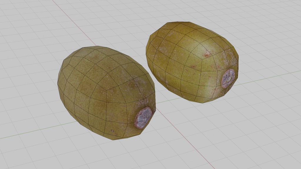 リアルなキウイフルーツ 2個セット