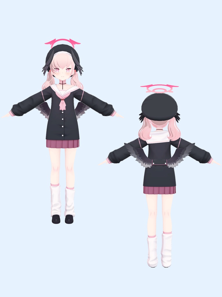 ブルーアーカイブ 下江コハル 3Dモデル