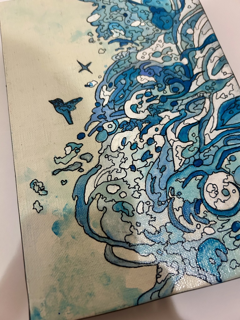 「羽ばたき」原画 SM号サイズ