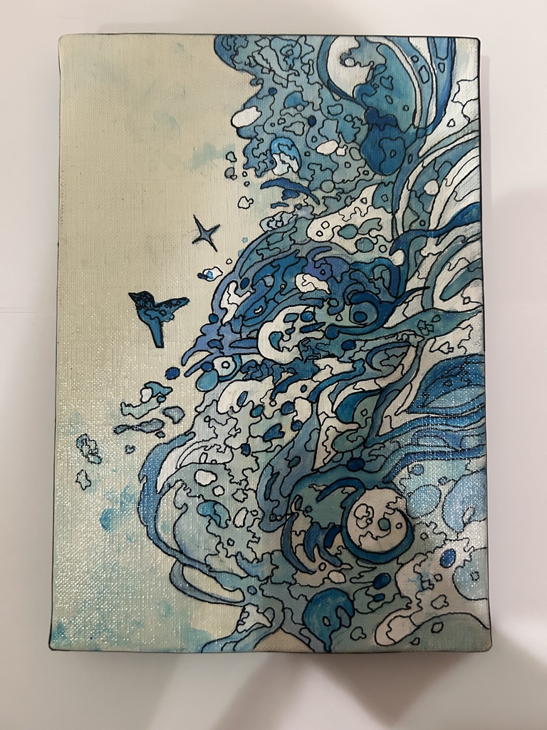 「羽ばたき」原画 SM号サイズ