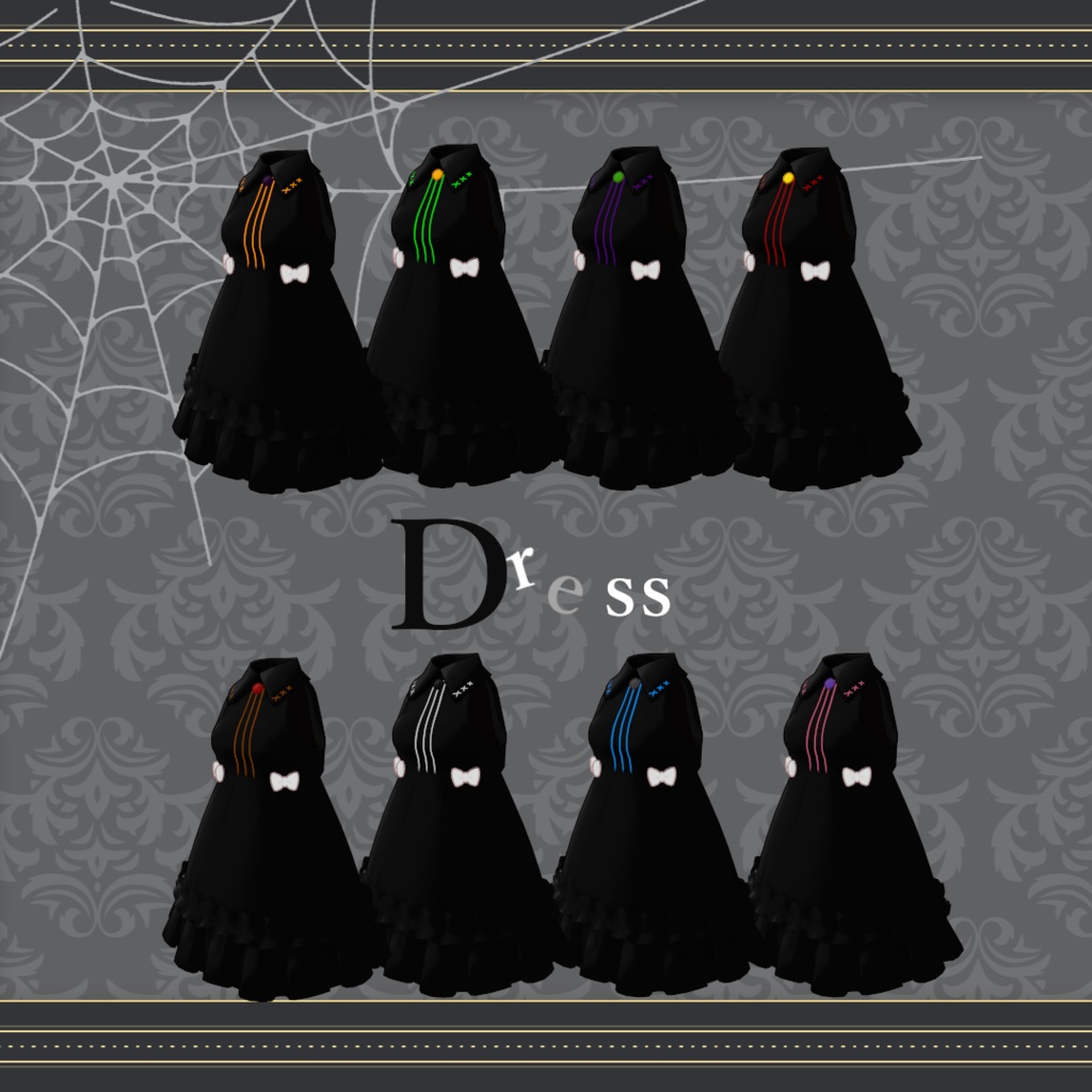 【コロネ専用】デフォルト衣装用テクスチャ‐halloween-