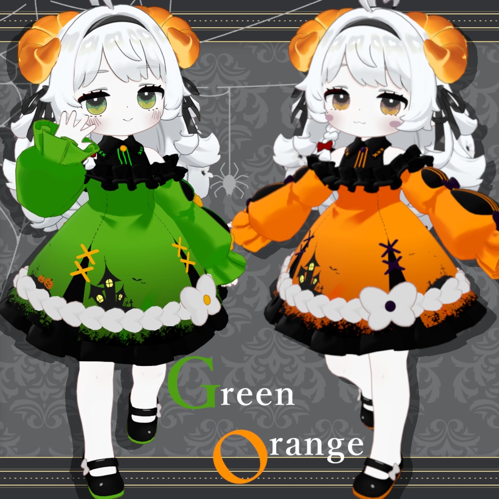 【コロネ専用】デフォルト衣装用テクスチャ‐halloween-