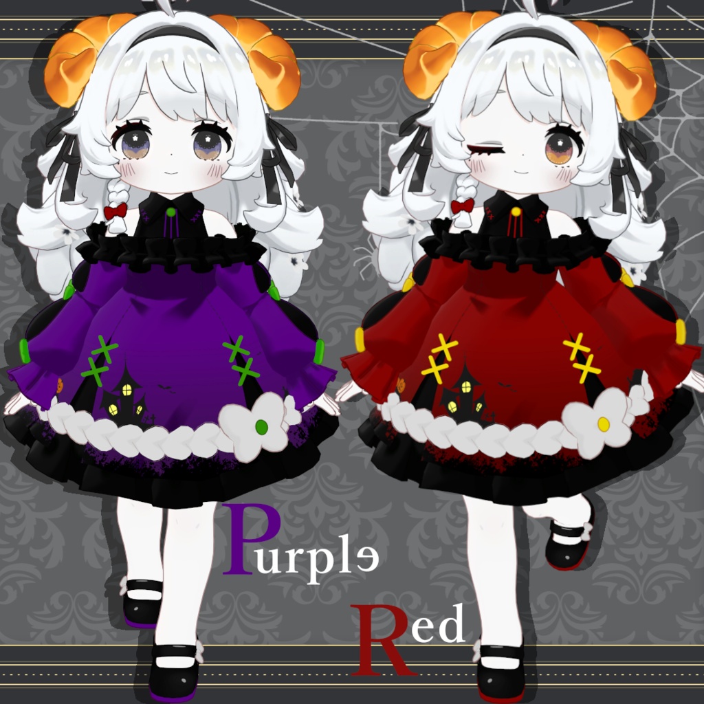 【コロネ専用】デフォルト衣装用テクスチャ‐halloween-